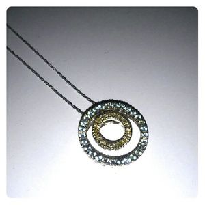 Zircon Diamond Pendent