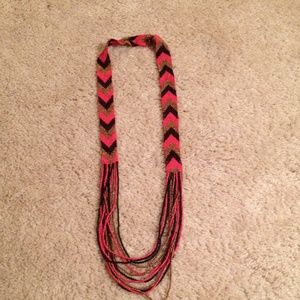Tribal beaded necklace