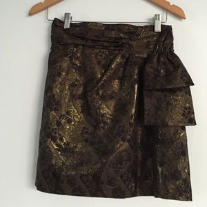 Forever 21 Brocade Mini Skirt