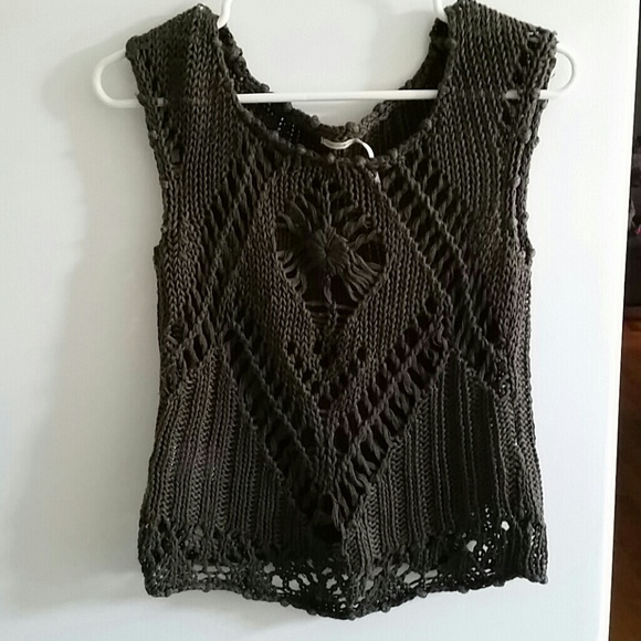 HP - Max Studio Knit Sweater Vest - Size S