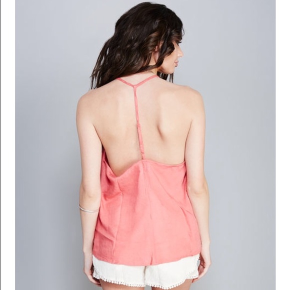 Embroidered T-Back Tank - Picture 3 of 3