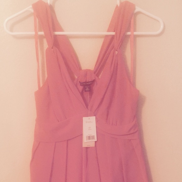 OP PETITE Banana Repúblic pink coral dress