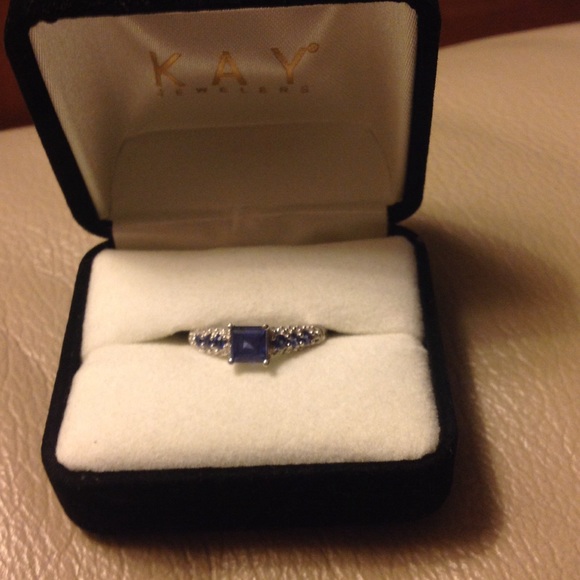 Lab-Created Sapphire Ring Sterling Silver