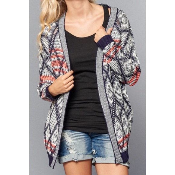 Long Sleeve Knit Cardigan - Picture 2 of 4