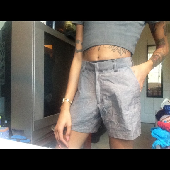 American Apparel Welt Pocket Chambray Short