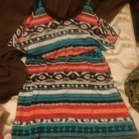 Tribal print dress