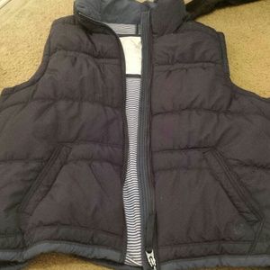 American Eagle Outfitters dark blue vest