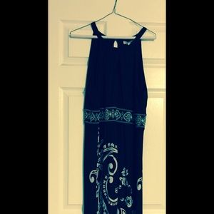 Black & White long maxi dress