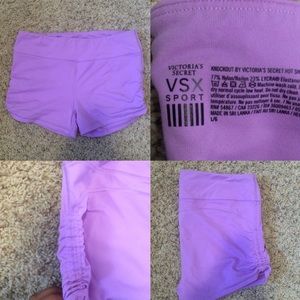 Neon purple victoria secret shorts