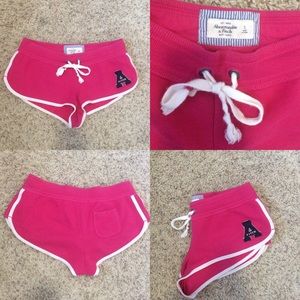 Pink Abercrombie lounge shorts