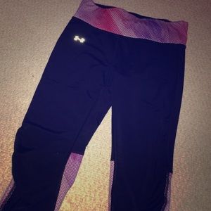 Under armour cropped sweat leggings