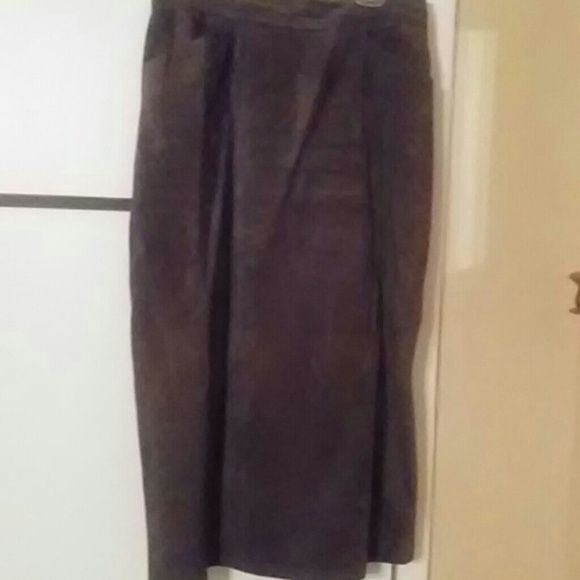 Olive Green Vintage Skirt