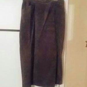 Olive Green Vintage Skirt