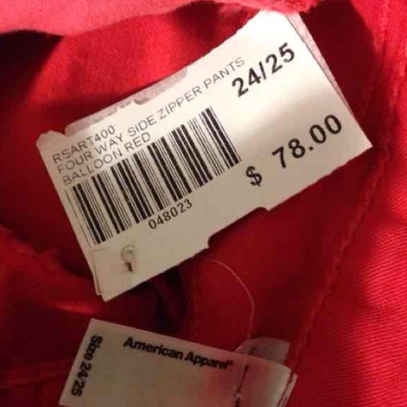 American Apparel Stretch High-Waist Jean Side Zipp - Picture 4 of 4