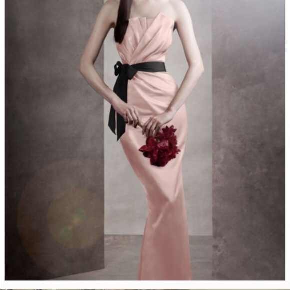 Vera Wang Satin Dress - Blush, size 2