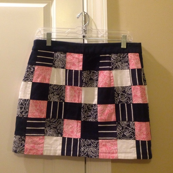 Vineyard vines patchwork skirt, size 4
