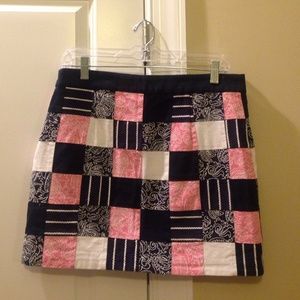 Vineyard vines patchwork skirt, size 4