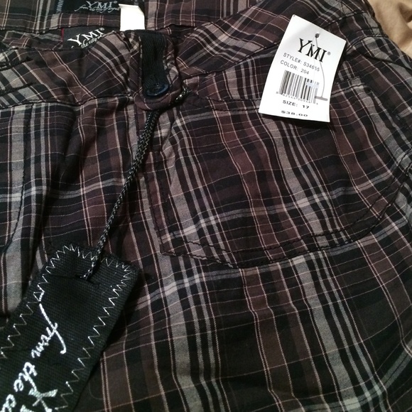 Plaid shorts