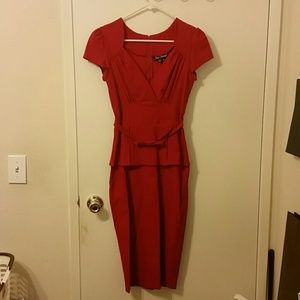 Vintage Red dress. Brand: Stop Staring.