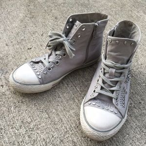 ASH Embellished High-Top Sneakers