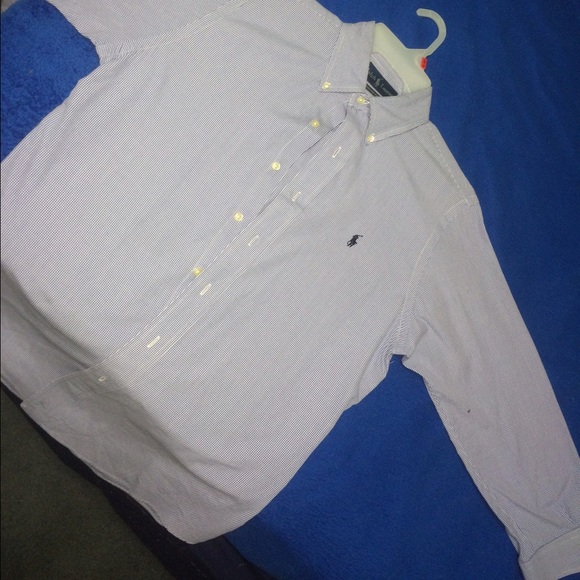 Button up classic fit men's polo