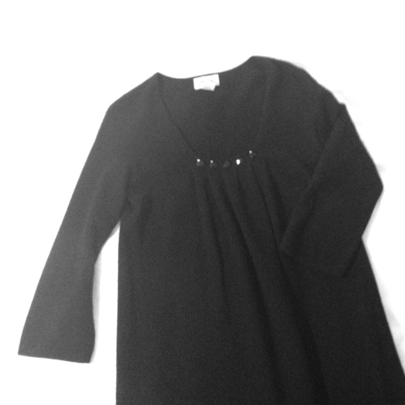 Reduced-100% cashmere black dress