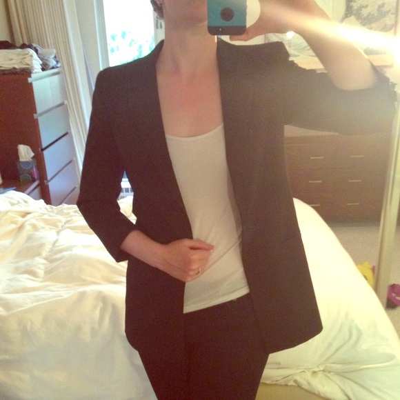 Reduced-Black Elizabeth and James long blazer!