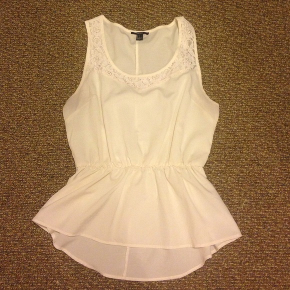 Peplum tank