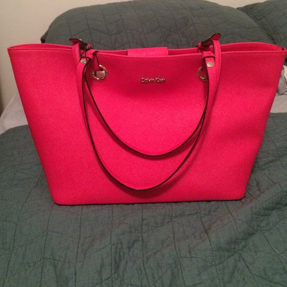 Calvin Klein Miami pink handbag
