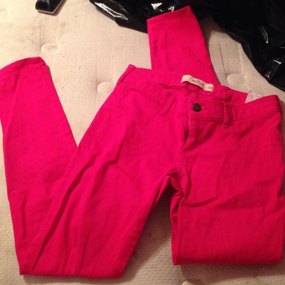 Pink Hollister jeggings