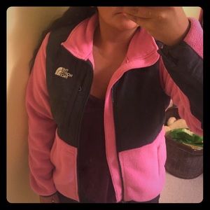 North face fleece zip up