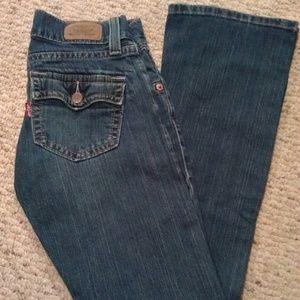 Levis 504 Low Rise Slouch Flare Jeans 3M JR