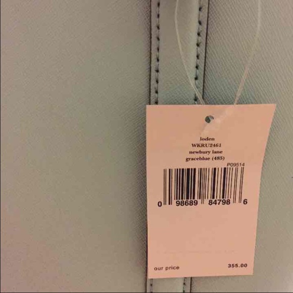 Kate Spade Loden WKRU2461 Newbury Lane Graceblu - Picture 3 of 4