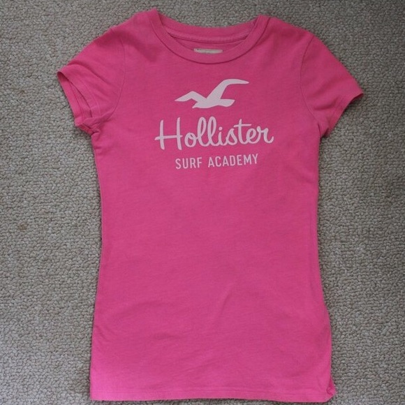 pink hollister tee