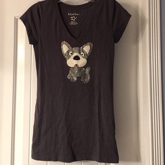 Bedazzled doggy t-shirt