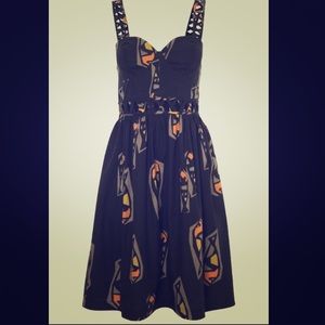 French Connection Poison Blue Dress Size 8