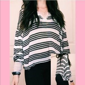 boho light knit long sleeve