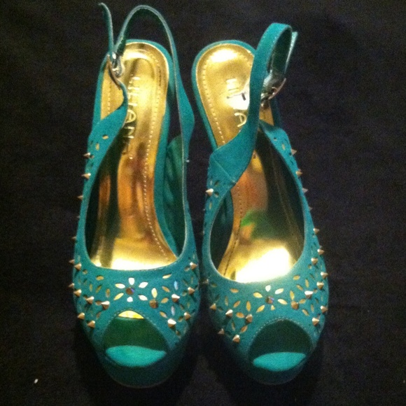 Green Spike Shoes