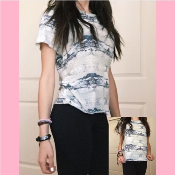 Urban Outfitters Tribal Mint Green Tee