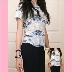 Urban Outfitters Tribal Mint Green Tee