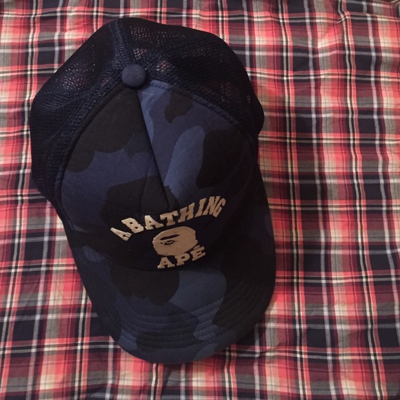 Bape blue camo