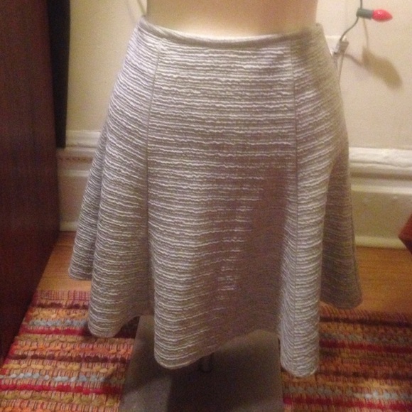 Anthropologie Dresses & Skirts - Heather grey flare skirt