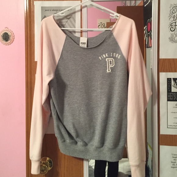 🌸GREY AND PINK VS CREWNECK🌸