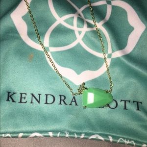 Kendra Scott Mint Green Isla Necklace 18"