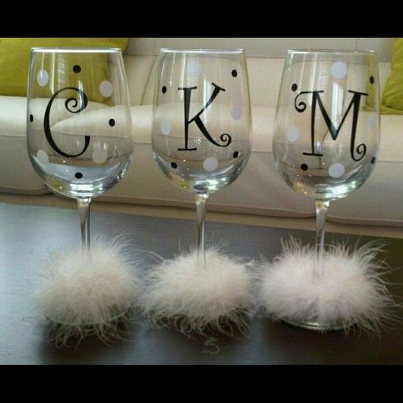 Homemade wine glasses