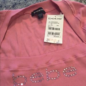 bebe long sleeve top sz Lrg