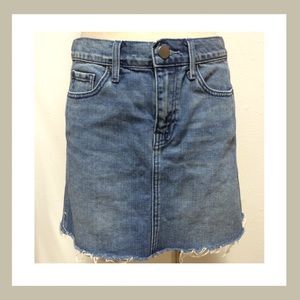 🔴GAP jean skirt distressed/frayed hem, 3 for $15