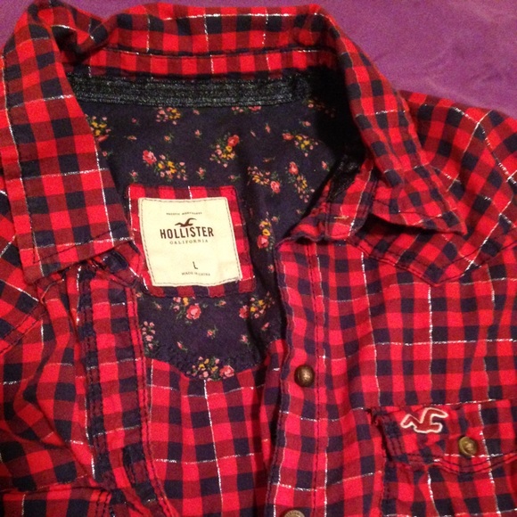Hollister plaid button down - Picture 3 of 3