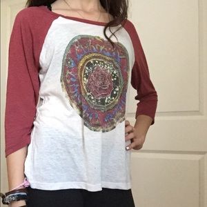 OBEY womens baseball tee