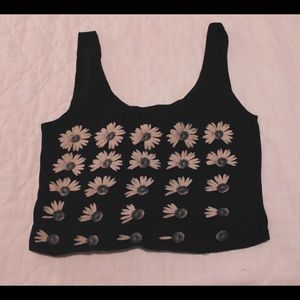 PacSun Black Crop Top